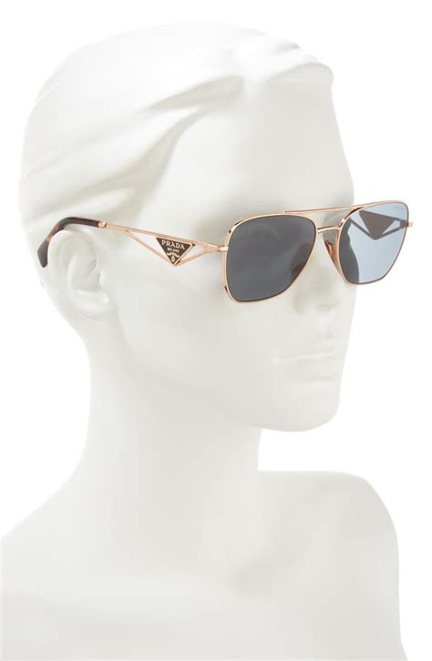 occhiali prada aviator|Prada 59mm Aviator Sunglasses .